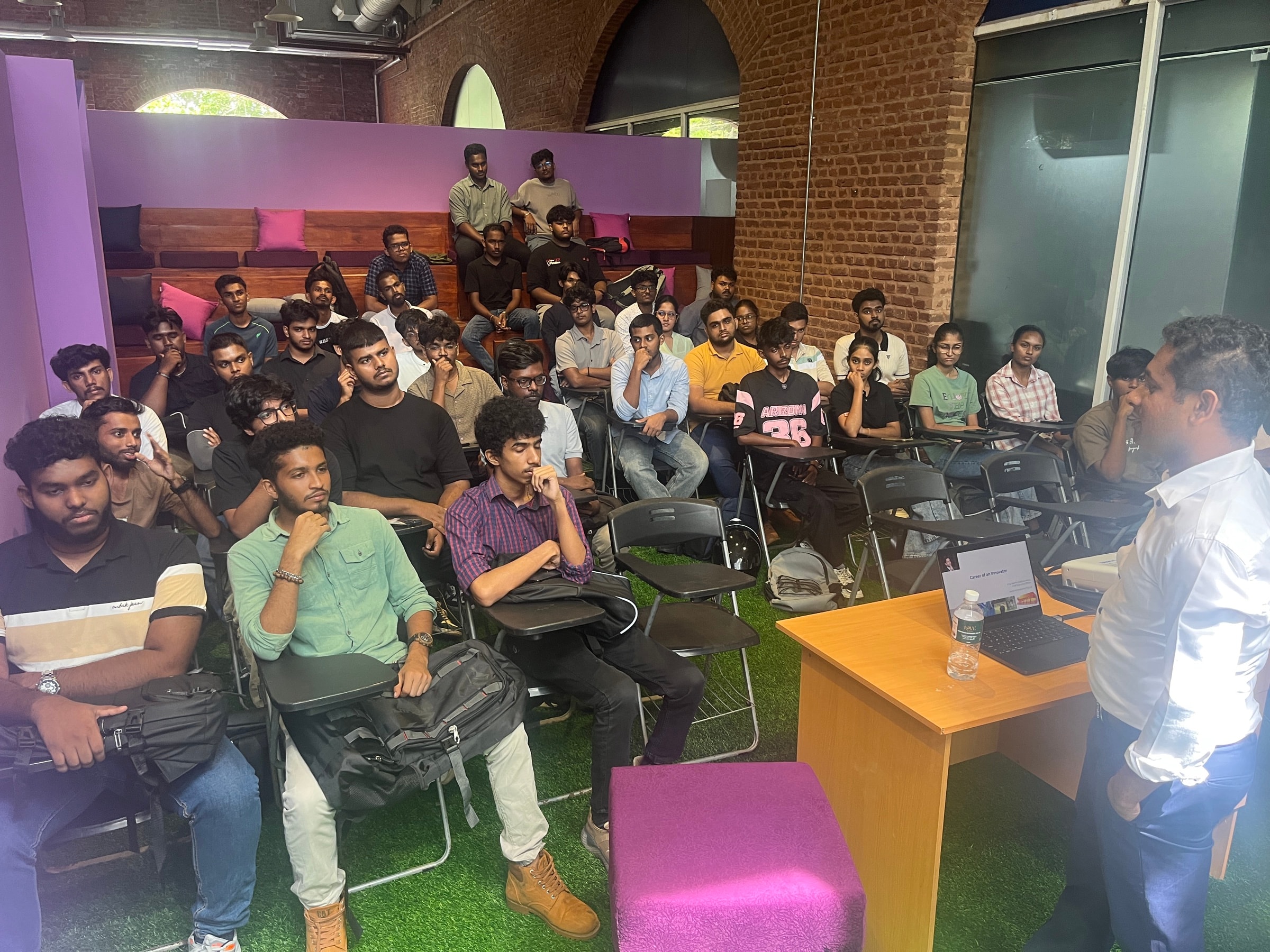 Tiered seating · full house